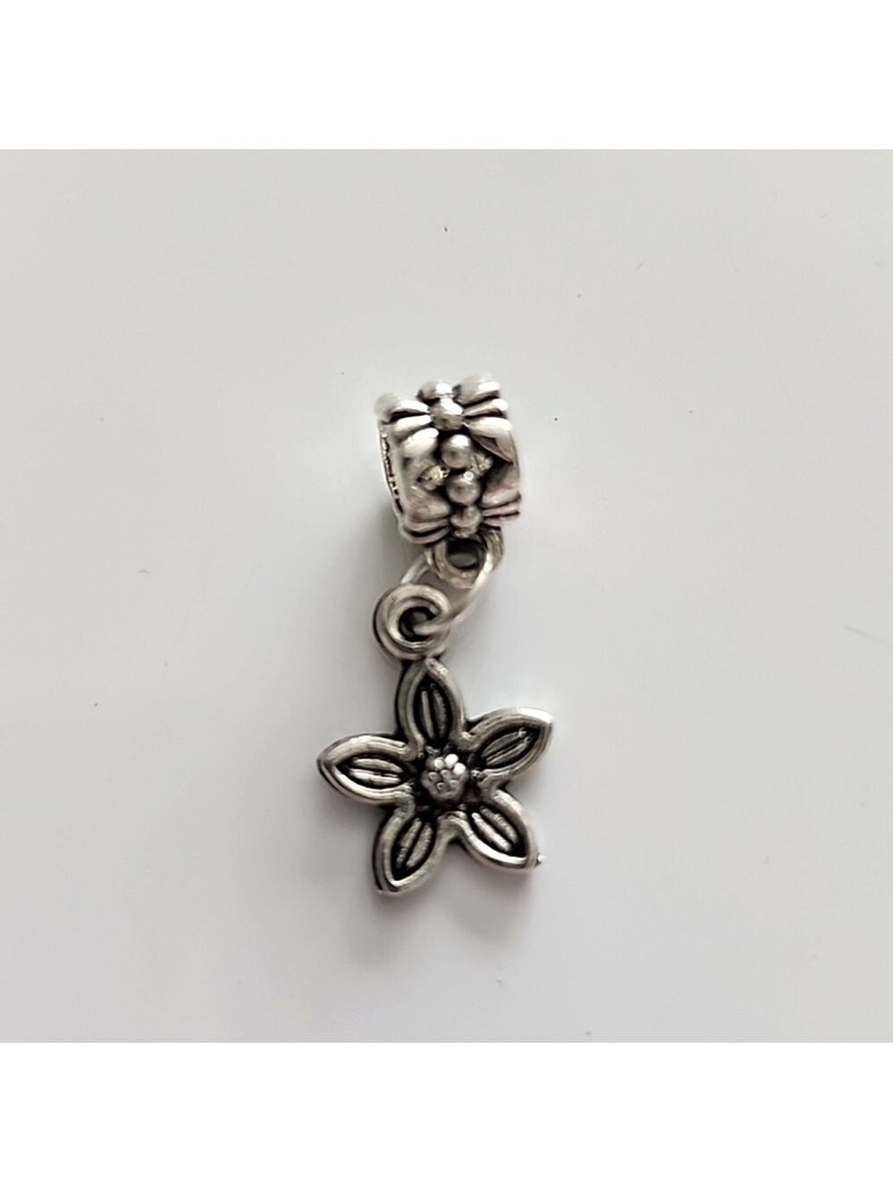 FLOWER Charm Will FIT Pandora and other European Systems or Pendant